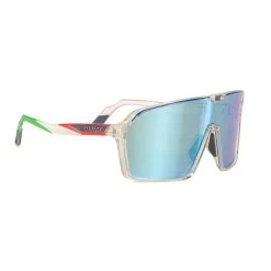 Rudy Project Spinshield Tricolore Italia Glasses With Multilaser Ice Mirrored Lenses