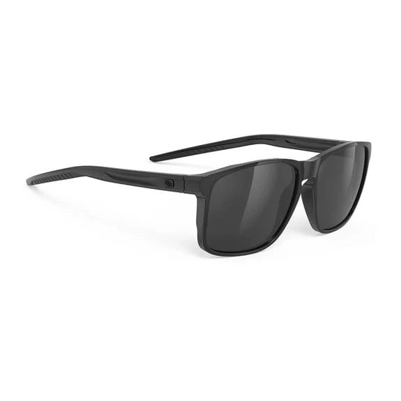 Rudy Project Overlap Glasses Glossy Black With RP Optics Smoke Black Lenses 3 Rudy Project Overlap Glasses Glossy Black With RP Optics Smoke Black Lenses