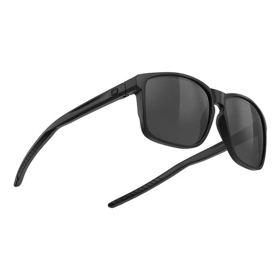 Rudy Project Overlap Glasses Glossy Black With RP Optics Smoke Black Lenses 5 Rudy Project Overlap Glasses Glossy Black With RP Optics Smoke Black Lenses - Image 3