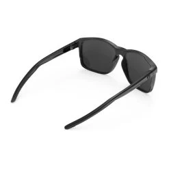 Rudy Project Overlap Glasses Glossy Black With RP Optics Smoke Black Lenses 12 Rudy Project Overlap Glasses Glossy Black With RP Optics Smoke Black Lenses -Cycling glasses Rudy Project ru 517 1090 005