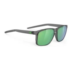 Rudy Project Overlap Glasses Ash Grey With Polar 3FX HDR Multilaser Green Lenses
