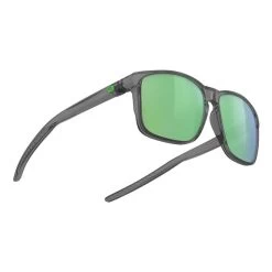 Rudy Project Overlap Glasses Ash Grey With Polar 3FX HDR Multilaser Green Lenses -Cycling glasses Rudy Project ru 517 1095 003