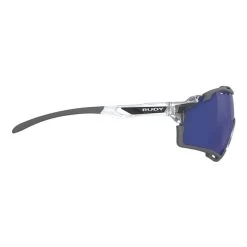 Rudy Project Cutline Glasses Shiny Grey With RP Optics Multilaser Dark Blue Lenses -Cycling glasses Rudy Project ru 517 1245 004