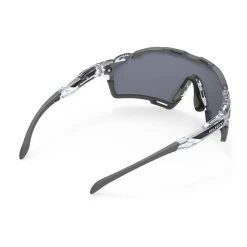Rudy Project Cutline Glasses Shiny Grey With RP Optics Multilaser Dark Blue Lenses -Cycling glasses Rudy Project ru 517 1245 005