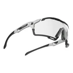 Rudy Project Cutline Glasses Light Grey Matte With ImpactX 2 Laser Black Photochromic Lenses -Cycling glasses Rudy Project ru 517 1247 003