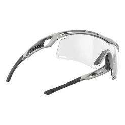 Rudy Project Tralyx + Glasses Matte Light Grey With ImpactX 2 Photochromic Lenses Black -Cycling glasses Rudy Project ru 517 1254 003