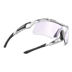 Rudy Project Tralyx + Slim Glasses Bright White With ImpactX 2 Laser Lens Photochromic Lenses Lilac -Cycling glasses Rudy Project ru 517 1264 003