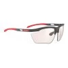 Rudy Project Magnus Glasses Carbon Grey Red With ImpactX 2 Laser Red Photochromic Lenses
