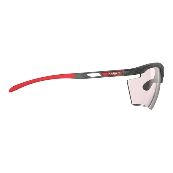 Rudy Project Magnus Glasses Carbon Grey Red With ImpactX 2 Laser Red Photochromic Lenses 6 Rudy Project Magnus Glasses Carbon Grey Red With ImpactX 2 Laser Red Photochromic Lenses - Image 4
