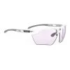 Rudy Project Magnus Glasses Bright White With ImpactX 2 Laser Lilac Photochromic Lenses -Cycling glasses Rudy Project ru 517 1275 001