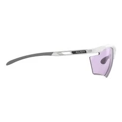 Rudy Project Magnus Glasses Bright White With ImpactX 2 Laser Lilac Photochromic Lenses -Cycling glasses Rudy Project ru 517 1275 004
