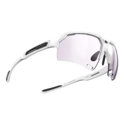 Rudy Project Deltabeat Glasses Bright White With ImpactX 2 Laser Lens Photochromic Lenses Lilac -Cycling glasses Rudy Project ru 517 1287 003