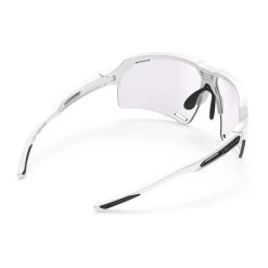 Rudy Project Deltabeat Glasses Bright White With ImpactX 2 Laser Lens Photochromic Lenses Lilac -Cycling glasses Rudy Project ru 517 1287 005