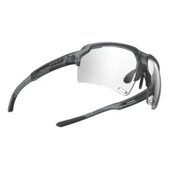 Rudy Project Deltabeat Glasses Ash Grey Metallic With ImpactX 2 Laser Black Photochromic Lenses -Cycling glasses Rudy Project ru 517 1288 003