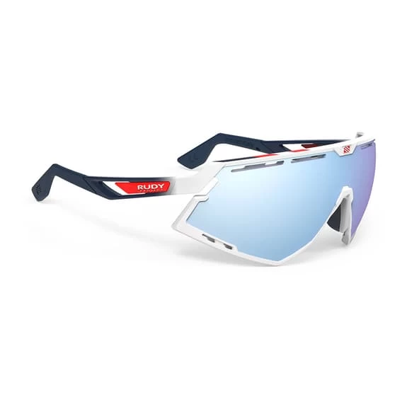 Rudy Project Defender Blue Glasses Blue With White Red RP Optics Smoke Lenses 3 Rudy Project Defender Blue Glasses Blue With White Red RP Optics Smoke Lenses