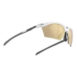 Rudy Project Rydon Slim Glasses Bright White With RP Optics Multilaser Gold Lenses -Cycling glasses Rudy Project ru 5172 136 003