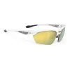 Rudy Project Stratofly Glasses Bright White With RP Optics Multilaser Lens Yellow