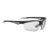 Rudy Project Stratofly Sunglasses Black White With ImpactX Photochromic 2 Lenses Black