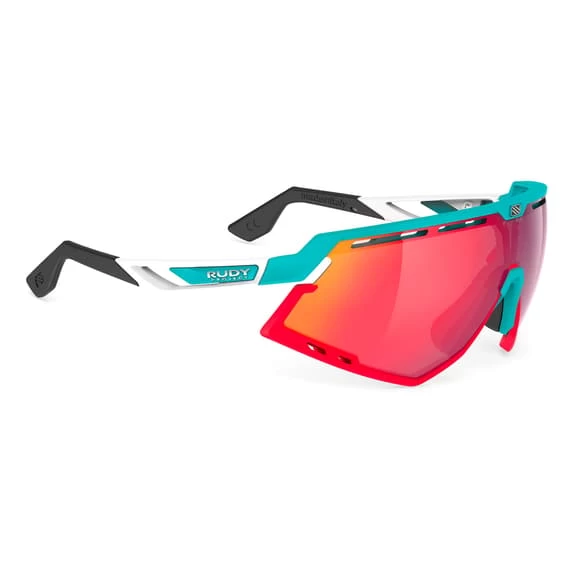 Sunglasses Rudy Project Defender Greenish Blue With RP Optics Multilaser Red Lenses 3 Sunglasses Rudy Project Defender Greenish Blue With RP Optics Multilaser Red Lenses
