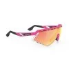 Rudy Project Rudy Defender Capsule Edition Fluorescent Pink With Multilaser Orange Mirrored Lenses -Cycling glasses Rudy Project ru sp524089 0000 001
