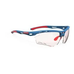 Rudy Project Propulse Glasses Blue Pink With Photochromic ImpactX 2 Lenses Red