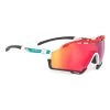 Sunglasses Rudy Project Cutline White Grey Red With RP Optics Multilaser Red Lenses -Cycling glasses Rudy Project ru sp633878 0001 001