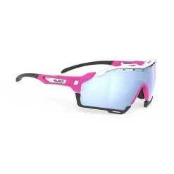 Rudy Project Cutline Capsule Edition Glasses Fluorescent Pink With Multilaser Ice Mirrored Lenses