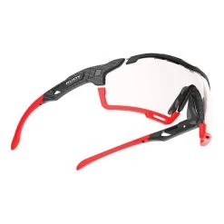 Rudy Project Cutline Glasses Black Red With Red ImpactX 2 Photochromic Lenses -Cycling glasses Rudy Project ru sp637419 0001 003