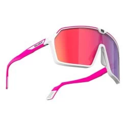 Rudy Project Spinshield Glasses Fluorescent Pink White With Red RP Optics Multilaser Lenses -Cycling glasses Rudy Project ru sp723858 0004 003