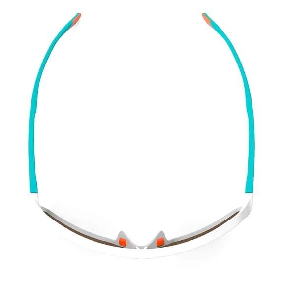 Rudy Project Spinshield Glasses White Emerald Green With Orange RP Optics Multilaser Lenses 8 Rudy Project Spinshield Glasses White Emerald Green With Orange RP Optics Multilaser Lenses - Image 6