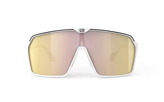 Rudy Project Spinshield Glasses Matte White With RP Optics Multilaser Gold Lens 4 Rudy Project Spinshield Glasses Matte White With RP Optics Multilaser Gold Lens - Image 2