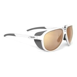 Sunglasses Rudy Project Stardash Glossy White With ImpactX Photochromic 2 Laser Crimson Lens