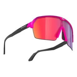 Rudy Project Spinshield Air Glasses Fluorescent Pink Black With Red RP Optics Multilaser Lenses -Cycling glasses Rudy Project ru sp843890 0001 003