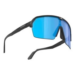 Sunglasses Rudy Project Spinshield Air Matte Black With Blue RP Optics Multilaser Lenses -Cycling glasses Rudy Project ru sp843906 0003 003